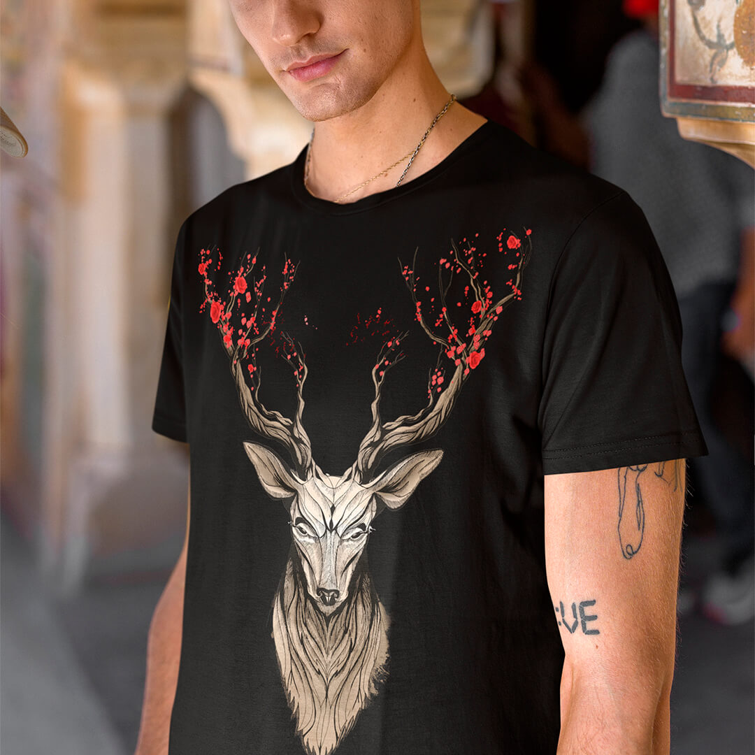 Camiseta Deer Tree