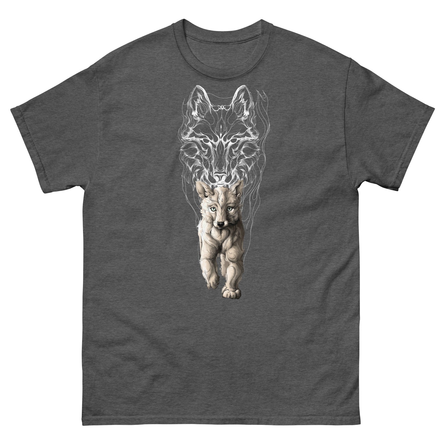 T-shirt Né pour être Wild Wolf 