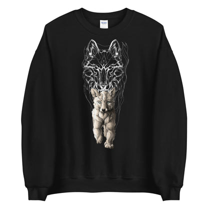 Born to be Wild Sweatshirt: Wolf